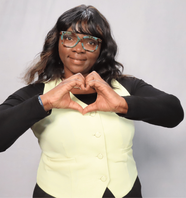 woman with good heart